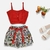 Conjunto Plus Size Feminino Cropped Short Estampado 1831 - loja online