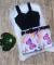 Imagem do Conjunto Plus Size Short saia Cropped Roupas Femininas GG 1999