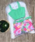 Conjunto Plus Size Short saia Cropped Roupas Femininas GG 1999 na internet