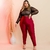 Imagem do Conjunto Plus Size Blusa Tule Calça Roupas Femininas