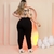 Conjunto Plus Size Blusa Amarrar Calça Roupas Femininas - loja online