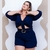 Imagem do Conjunto Plus Size Cropped Amarrar Short + Cinto Veste 48 52 0139
