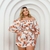 Conjunto Feminino Plus Size Ciganinha Estampado 0259