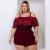 Macaquinho Plus Size Babado Paetê Roupas Femininas 48 ao 52 - loja online