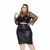Conjunto Plus Size 3 Peças Saia Top e Cropped 48 ao 52 - comprar online