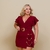 Macaquinho Plus Size Short Saia Corrente C Cinto 0582 - comprar online