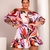 Vestido Feminino Plus Size de Babado Ciganinha Manga Flare 0274 - loja online