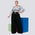 Conjunto Feminino Plus Size Cropped Manga Calça Pantalona 0263
