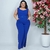 Macacão Plus Size Feminino Pantalona Fenda Lateral Com Cinto 0380 na internet