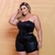 Conjuntp Plus Size Crooped Coselet Bojo e Aspas + Short 0516