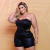 Conjuntp Plus Size Crooped Coselet Bojo e Aspas + Short 0516