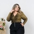Cropped Lurex Manga Longa Plus Size Moda Roupa Feminina GG