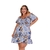 Vestido Plus Size Ombro a Ombro de Babado Elastec 0556 - Bellucy Modas