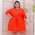 Chemise Vestido Feminino Plus Size Com Botões 54 ao 58 0286 - loja online