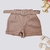 Imagem do Short Plus Size Feminino Com Barra Dobrada e Cinto 0241