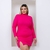 Imagem do Vestido Feminino Plus Size Tubinho Com Manga Longa 0317