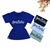 Blusa T-Shirt Feminina Manga Curta Estampa Com Frase