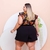 Conjunto Feminino Plus Size Short e Blusa Estampada 0255 - comprar online