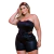 Conjuntp Plus Size Crooped Coselet Bojo e Aspas + Short 0516 - Bellucy Modas