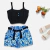 Conjunto Plus Size Feminino Cropped Short Estampado 1831 - loja online