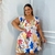 Vestido Plus Size Rodado XGG Decote V Veste 52 ao 58 0586 - comprar online