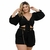 Conjunto Feminino Plus Size Cropped Estampado e Short Liso 0341 - Bellucy Modas