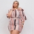 Vestido Feminino Plus Size Ciganinha Estampado de Fivela 0248