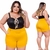 Shorts Plus Size com Cinto Cintura alta GG 2189 na internet