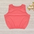 Imagem do Cropped Feminino Plus Size Liso Com Elastico na Cintura