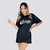 Camisa Feminina Blusão Oversized Com Estampa 36 - 42 - comprar online