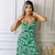 Vestido Feminino Estampado Longo Assimétrico Roupas Feminina - loja online