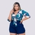 Conjunto Plus Size Cropped Amarrar Short + Cinto Veste 48 52 0139 - loja online