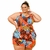 Macaquinho Feminino Estampado Roupas Femininas G XG - Bellucy Modas