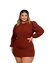 Macaquinho Plus Size Feminino Short Saia Aberto Lateral 0318