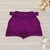 Short Plus Size Feminino Com Barra Dobrada e Cinto 0241