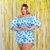 Conjunto Feminino Plus Size Ciganinha Estampado 0259 na internet