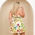 Imagem do Vestido Plus Size Feminino Estampado Rodado Lastec Cintura