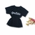 Blusa T-Shirt Feminina Manga Curta Estampa Com Frase - Bellucy Modas