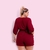 Conjunto Plus Size Cropped Amarrar Short + Cinto Veste 48 52 0139