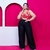 Conjunto Feminino Plus Size Calça Pantalona e Cropped 0254 na internet