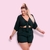 Imagem do Conjunto Plus Size Cropped Amarrar Short + Cinto Veste 48 52 0139