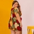 Cropped e Kimono Estampado Feminina Plus Size 48 ao 52 - Bellucy Modas