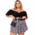 Conjunto Plus Size Cropped Short Cinto Roupas Femininas GG XGG na internet