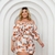 Conjunto Feminino Plus Size Ciganinha Estampado 0259 - Bellucy Modas