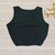 Cropped Feminino Plus Size Liso Com Elastico na Cintura na internet