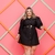 Vestido Chemise Plus Size Cinto Bolso Manga Roupas Femininas - loja online