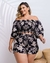 Conjunto Feminino Plus Size Ciganinha Estampado 0259 - loja online