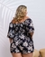 Conjunto Feminino Plus Size Ciganinha Estampado 0259 na internet