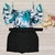 Kit 4 Conjuntos Plus Size Feminino Shorts Cinto Cintura Alta