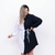 Vestido Chemise Feminino Plus Size Com Botões Bicolor 0234 - loja online